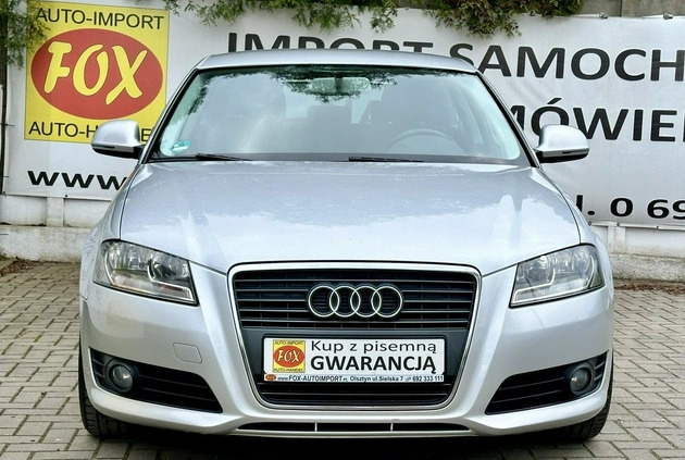 Audi A3 cena 28900 przebieg: 170178, rok produkcji 2009 z Kolno małe 232